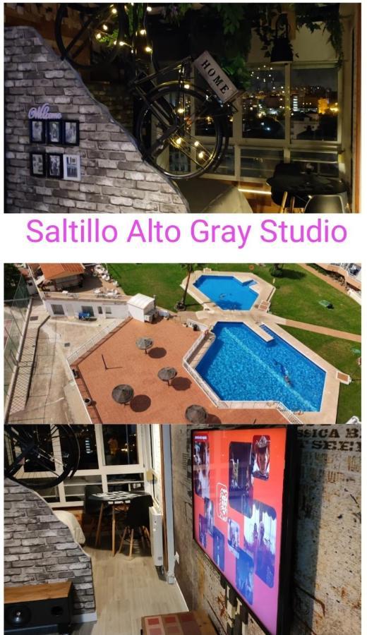 Saltillo Alto Gray Studio. Vistas Al Mar Y Piscina Torremolinos Ngoại thất bức ảnh
